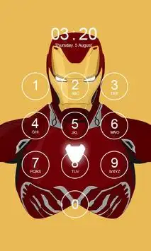 Iron Man Lock Screen 4K screenshot 3