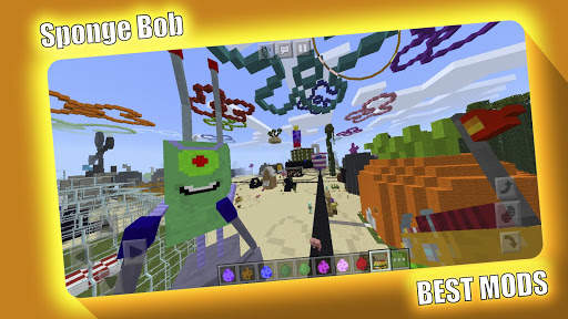 Sponge Bob Mod and Map for Minecraft PE - MCPE screenshot 1