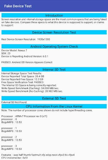Fake Device Test screenshot 5