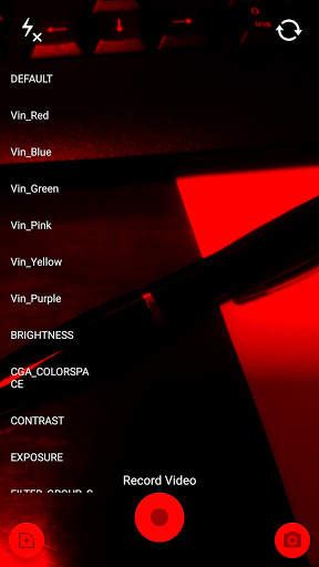 Silhouette filter - camera screenshot 2