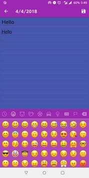 Glitter iOS™ emoji Pack for Secret Diary with Lock 1 تصوير الشاشة