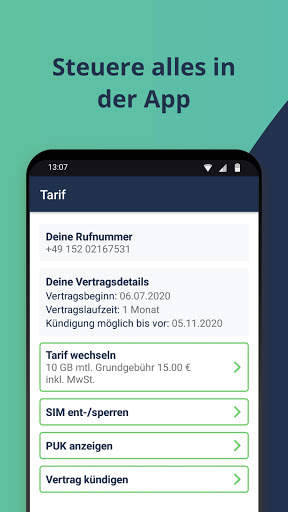 freenet FLEX: Dein Handyvertrag einfach per App screenshot 5