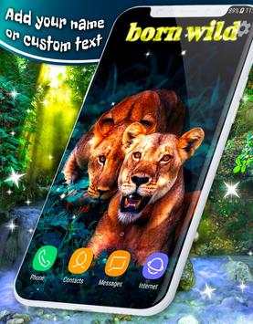 Animals Live Wallpaper: Jungle Sparkling Wallpaper скриншот 1