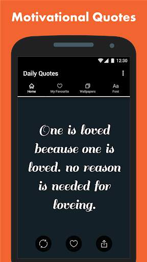 Motivational Quotes” App screenshot 1