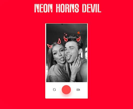 Neon Horns Devil Crown - Photo Editor screenshot 3