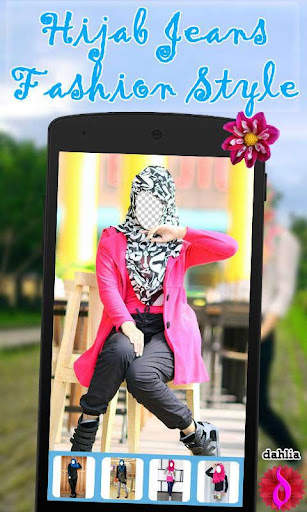 Hijab Jeans Fashion Style screenshot 4