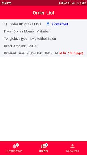 FoodWiFi Delivery Partner screenshot 2