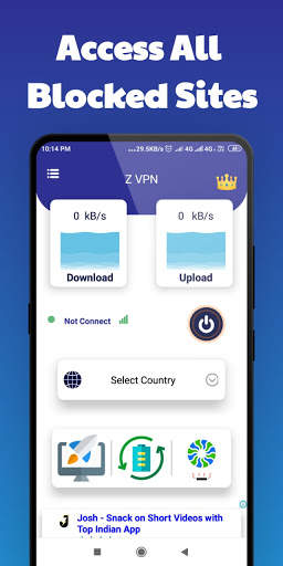 Free VPN proxy, Unblock Sites Super Fast - PiK VPN screenshot 1