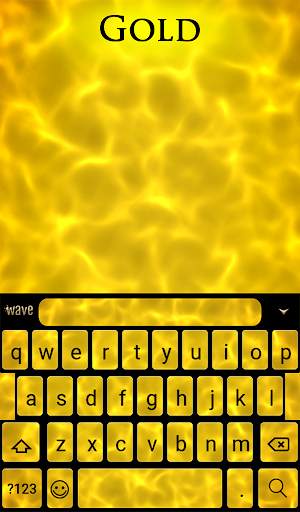 Gold Animated Keyboard Backgro स्क्रीनशॉट 2