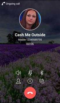 FakeCall Cash Me Outside Prank screenshot 1
