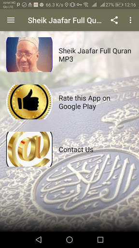 Sheikh Jaafar Mahmoud Adam Full Quran mp3 Offline screenshot 2