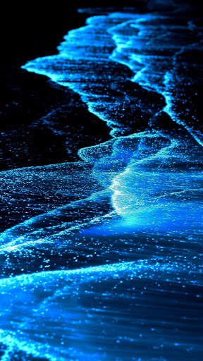 Blue Night Ocean APUS Live Wallpaper screenshot 4