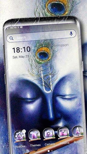 Lord Krishna Launcher Theme screenshot 1
