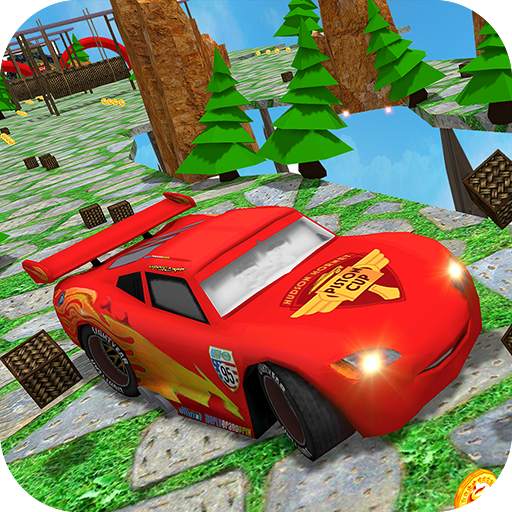 Uphill Racing Legend: Superhero Lightning Car 1.3