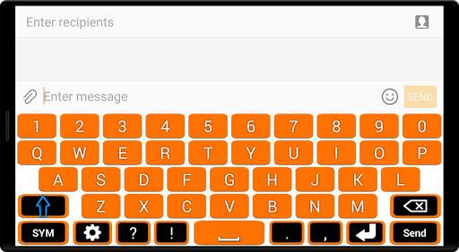 Orange Keyboard स्क्रीनशॉट 5