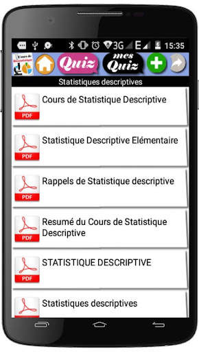 Cours de Biostatistique screenshot 2