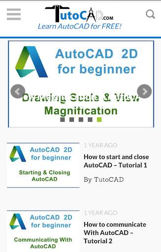 AutoCAD tutorials 2D/3D - Learn AutoCAD for free screenshot 3