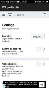 Wikipedia Lite screenshot 3