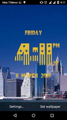 USA digital clock 7 تصوير الشاشة