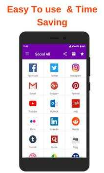 All in one social Media app - Social All screenshot 2