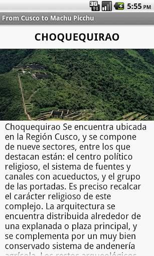 Cusco - Machu Picchu Offline screenshot 4