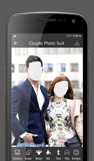 Couple Photo Suit screenshot 2