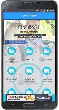 gKörkort liisanka e Soomaaliya screenshot 1