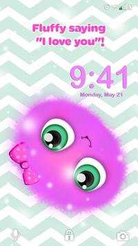 Layar Kunci Fluffy 😍 Bola Berbulu Pengunci Layar screenshot 3