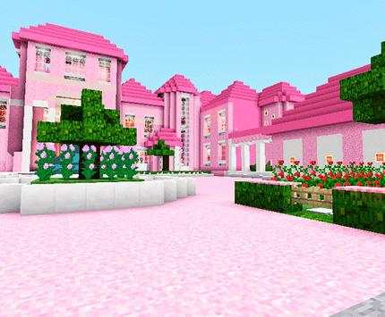 Pink dollhouse games map for MCPE roblox ed. screenshot 3
