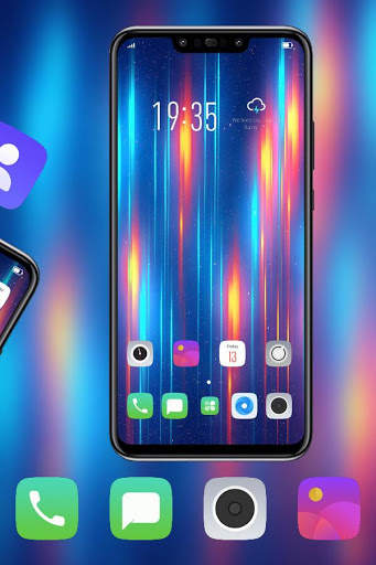 Light Speed Abstract Theme one plus 7 launcher screenshot 3