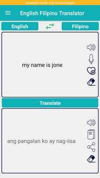 English Filipino Translator screenshot 4