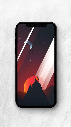 Mountain Moon Night Theme screenshot 2