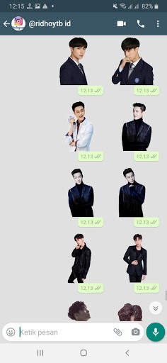 Sticker Wa Lay Zhang EXO For WAStickerApps screenshot 6