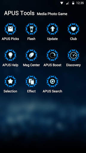 Rainy-APUS Launcher theme screenshot 3