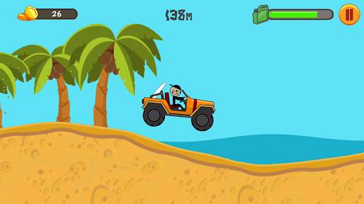 Stickman Surfer скриншот 2