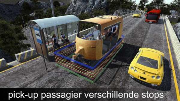 berg- auto riksja het rijden spel screenshot 2