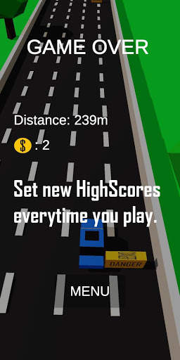 BlockDrive: Old school mini car racing game स्क्रीनशॉट 5