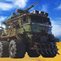 Cargo truck Hill driving game logo