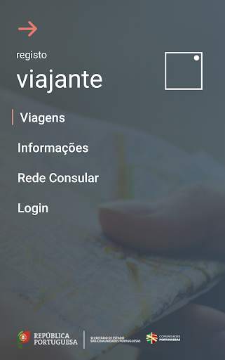 Registo Viajante screenshot 2