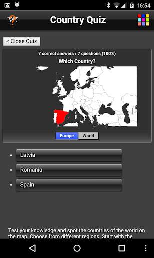 Country Quiz Lite screenshot 1