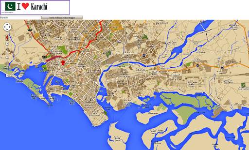 Karachi map screenshot 7