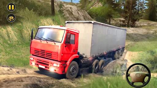 Real Cargo Truck Offroad Driving Simulator 2021 screenshot 2