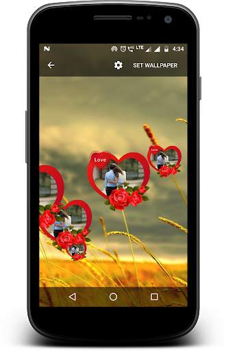 My photo bubble hearts live wallpaper screenshot 6
