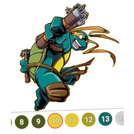 Ninja Turtle Coloring Games 0.2