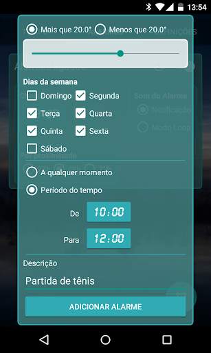 Alarme do Tempo Customizável screenshot 3