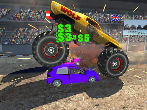 Monster Truck Stunts, Race and Crush Cars screenshot 15