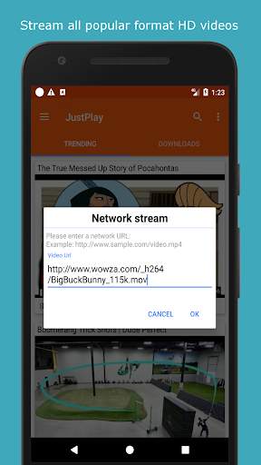 JustPlay online video player screenshot 6