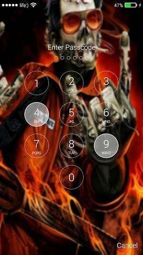 Rock Lock Screen 4 تصوير الشاشة