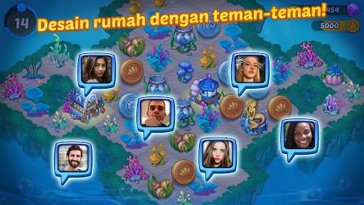 Merge Mermaids-magic puzzles screenshot 5