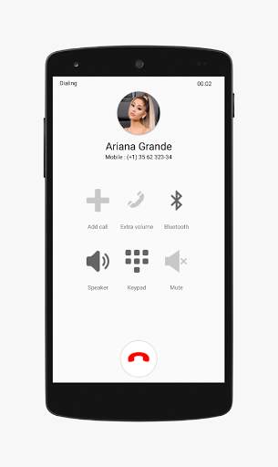 Ariana Grande Fake Call Video - Chat Simulation 📞 screenshot 5